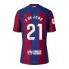 Original Trikotsatz FC Barcelona Frenkie de Jong 21 Heimtrikot 2023-24 Für Kinder